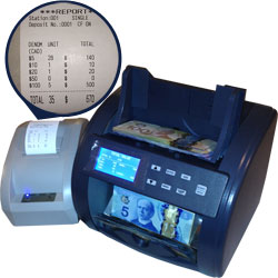 Mixed Bill Money Counter Post POS Money Cat 810 and Printer